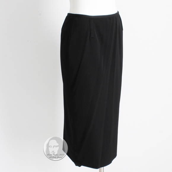 Jean Paul Gaultier Skirt Femme Label Black Chunky Zip Pencil Style US 8 - Picture 4 of 8